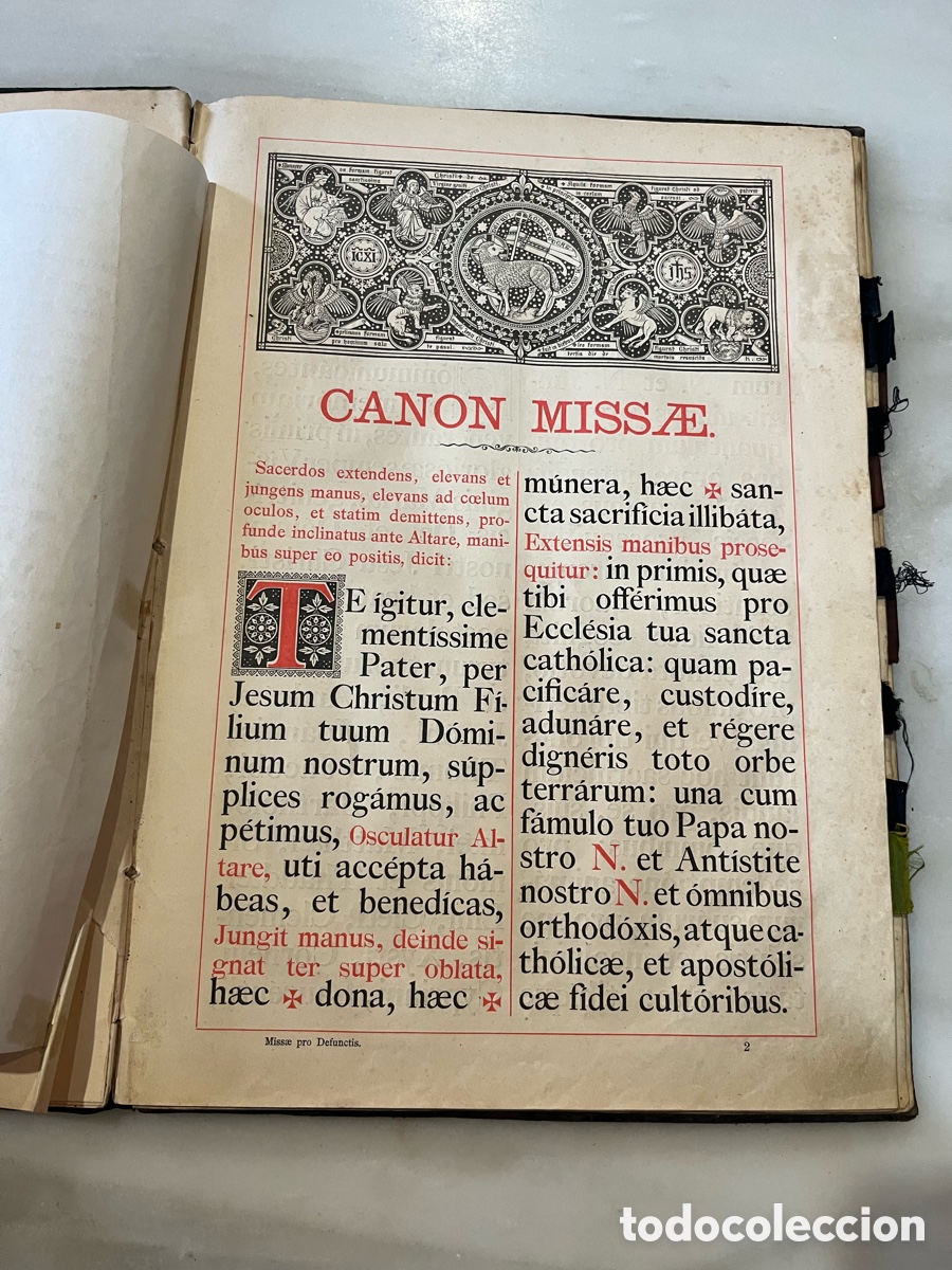 Libros antiguos: Missae pro Defunctis . 1884 - Foto 7
