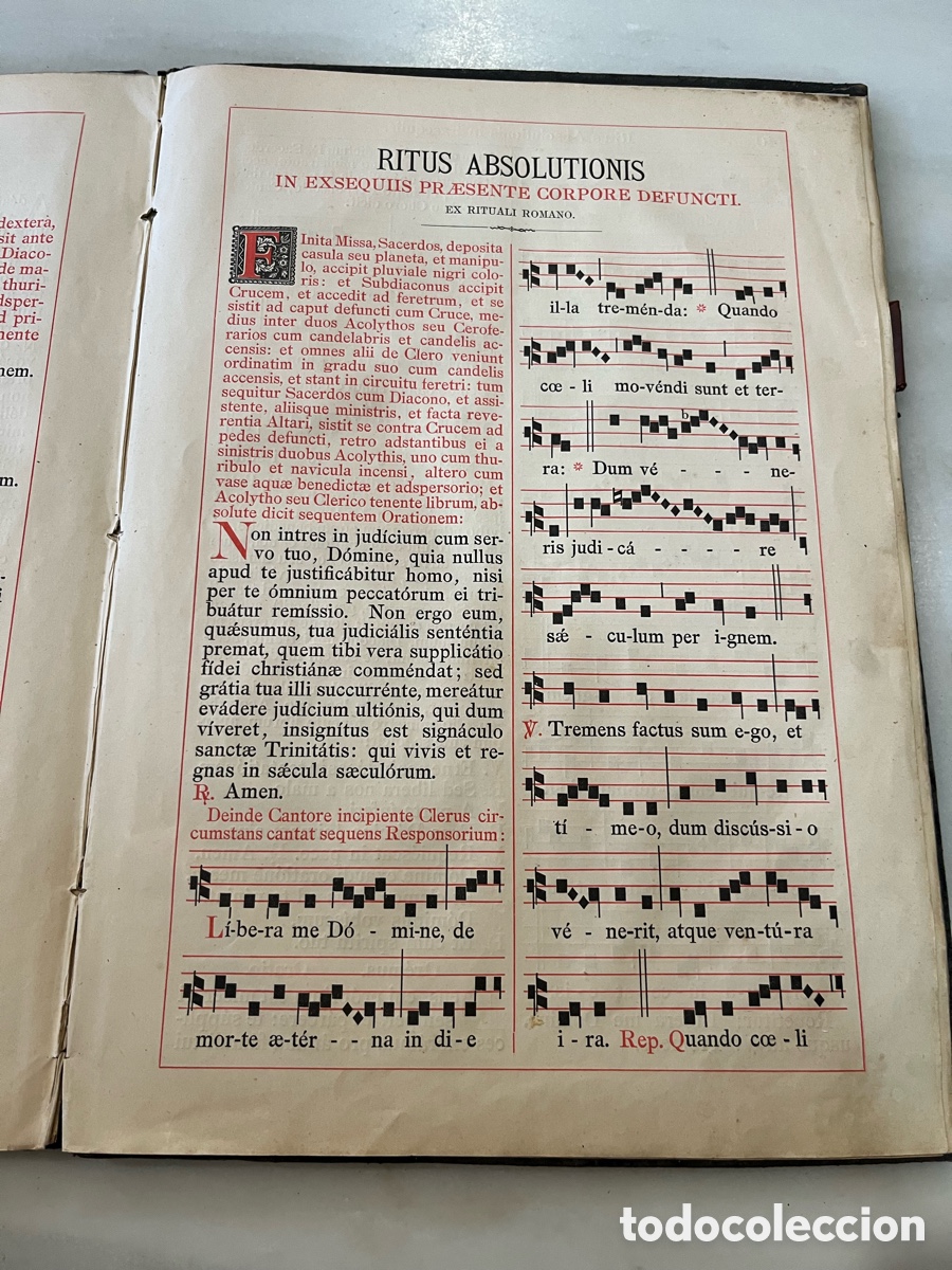 Libros antiguos: Missae pro Defunctis . 1884 - Foto 10