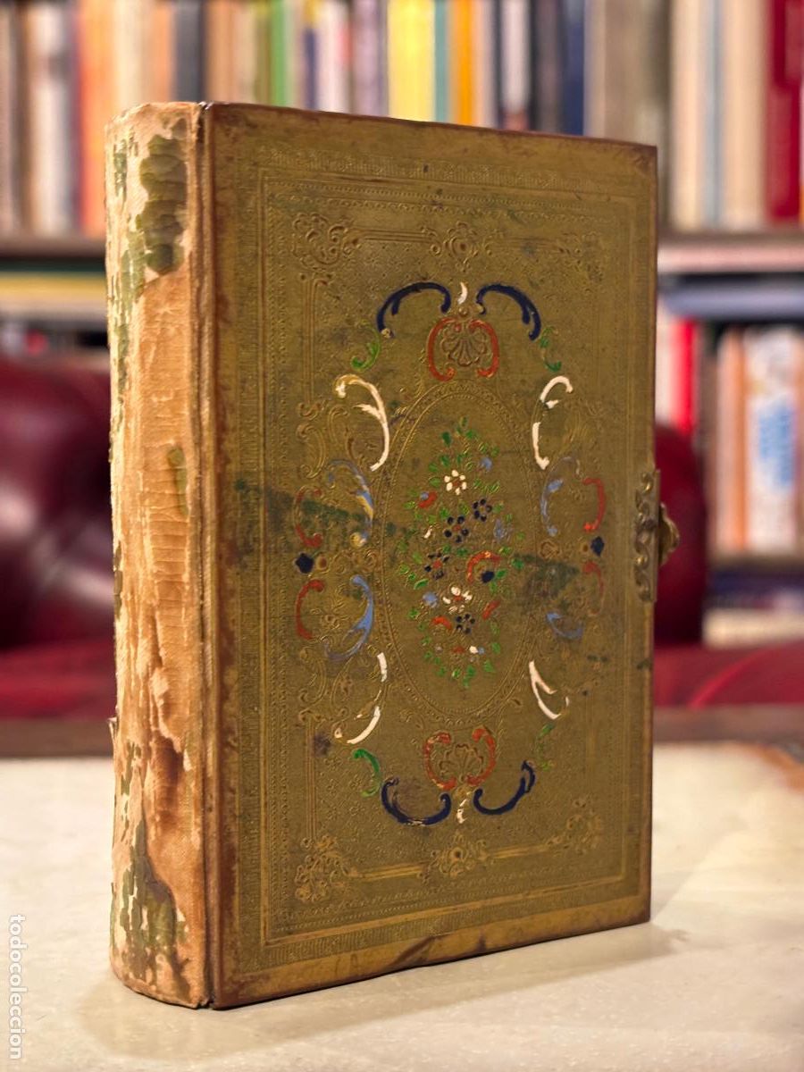 Livros antigos: Nov&iacute;simo Joyel de la Ni&ntilde;a Cristiana. Devocionario. Barcelona, 1869