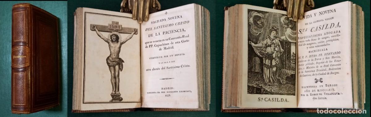 Old books: PAROISSIEN. Libro de oraciones cat&oacute;licas romanas para feligreses, primera mitad siglo XIX.