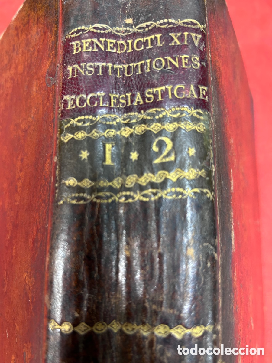 Libros antiguos: Benedicto XIV . Instituciones Ecclesiasticae. Parma 1762 - Foto 5