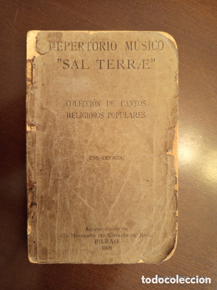 Old books: Sal Terrae repertorio m&uacute;sico