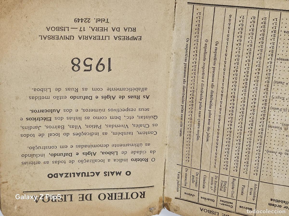 Libros antiguos: libro rotci&ntilde;o de lisboa 1958 - Foto 3