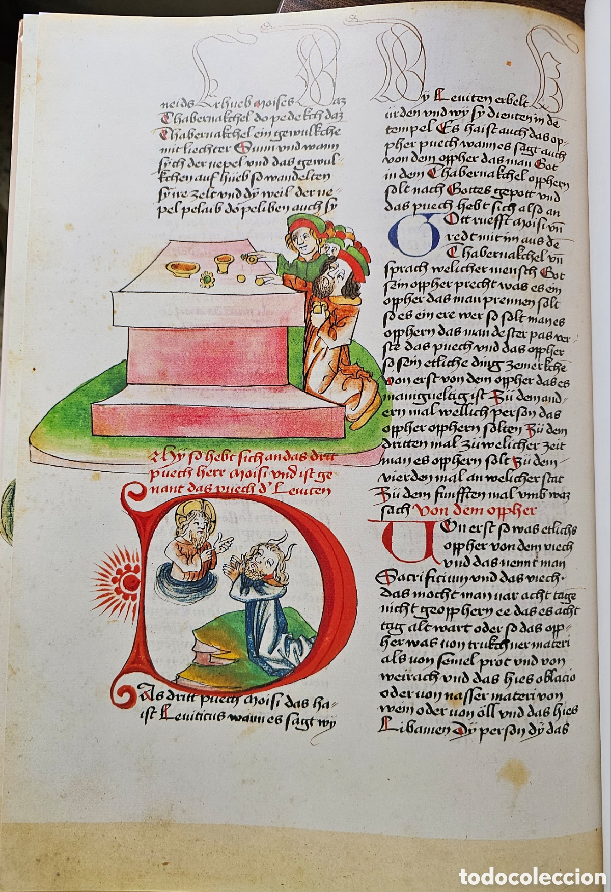 Libros antiguos: Facs&iacute;mil de la Biblia popular de Vorau - Foto 2