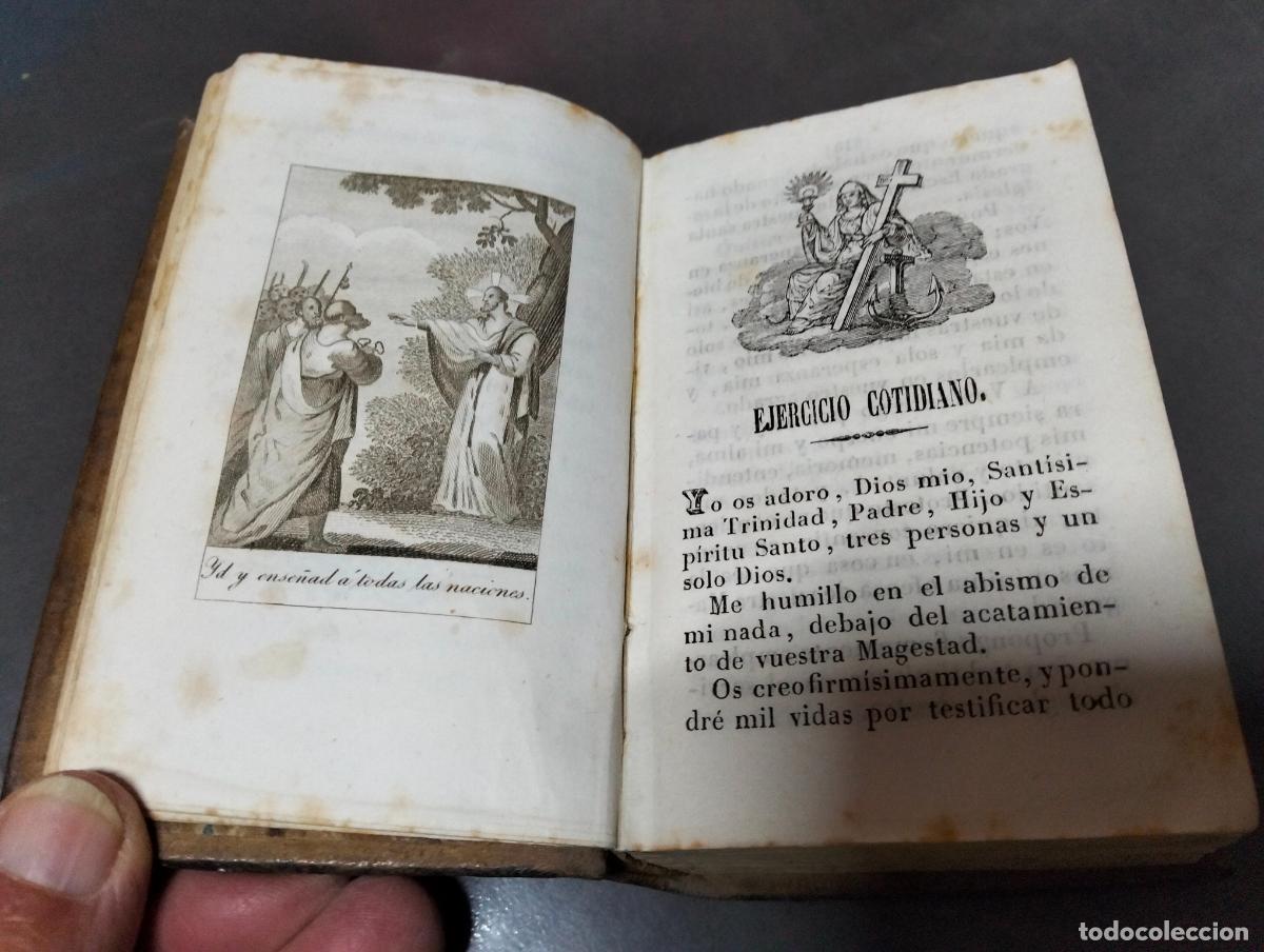 Libros antiguos: NOVISIMO EJERCICIO COTIDIANO, DEVOCIONARIO, A&Ntilde;O 1843 - Foto 6