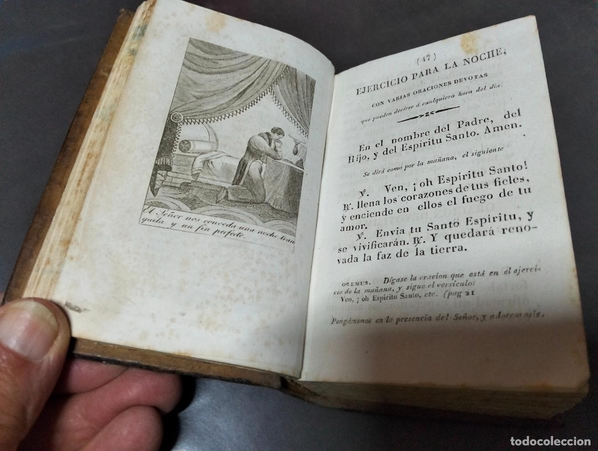 Libros antiguos: NOVISIMO EJERCICIO COTIDIANO, DEVOCIONARIO, A&Ntilde;O 1843 - Foto 7