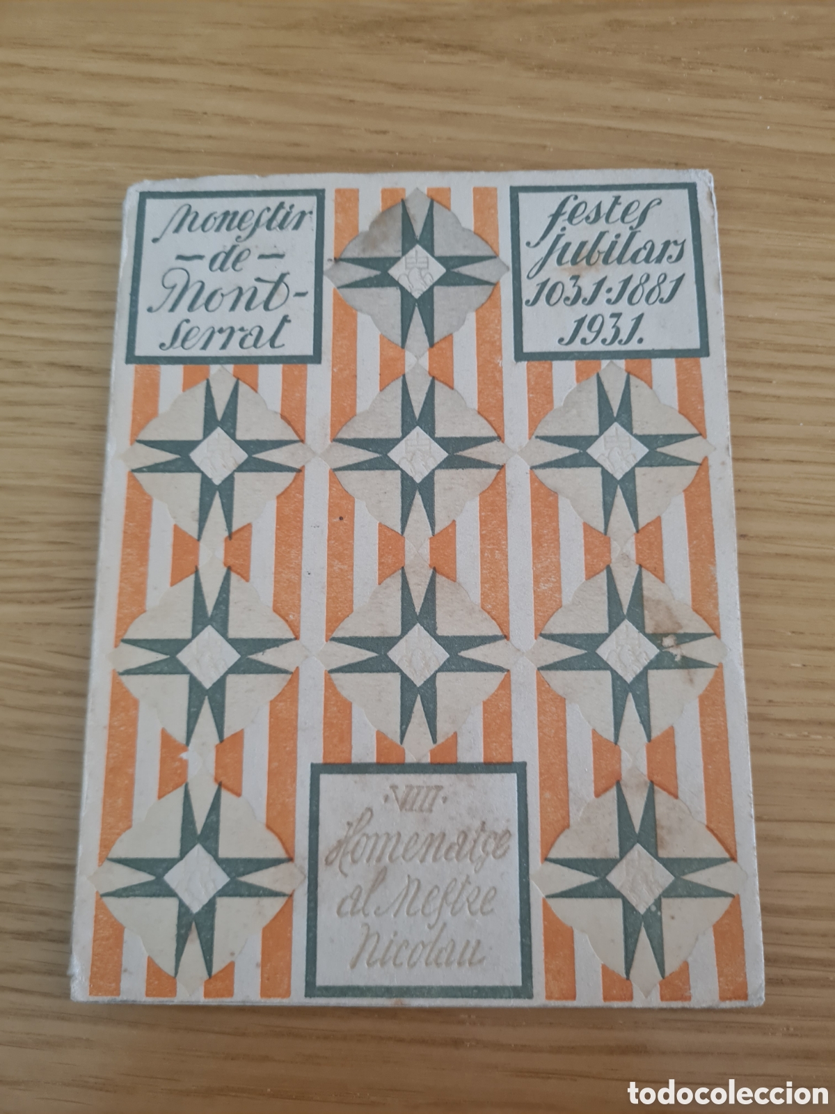 Libros antiguos: MONESTIR DE MONSERRAT. HOMENATGE ALMESTRE NICOLAU. 1931 .