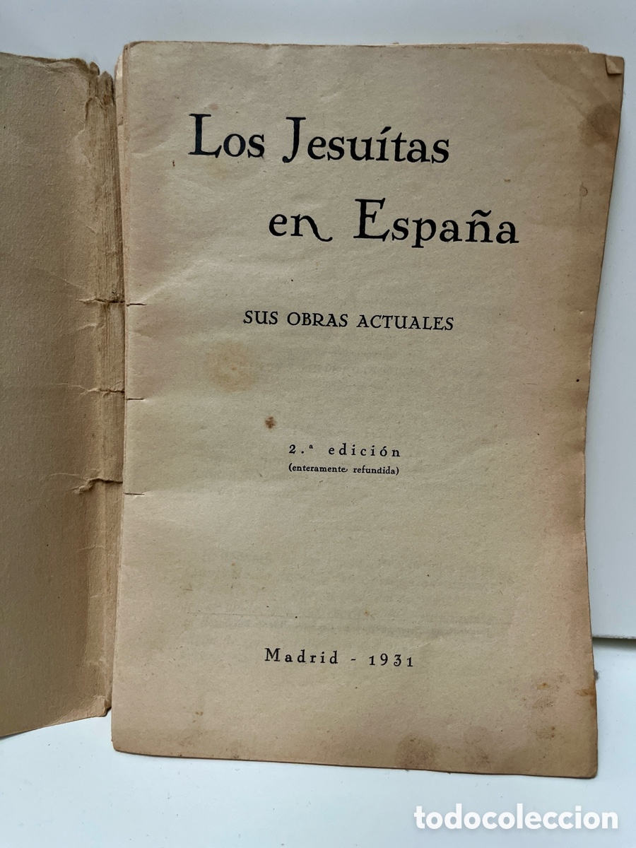 Libros antiguos: Los jesuitas en Espa&ntilde;a. - Foto 2