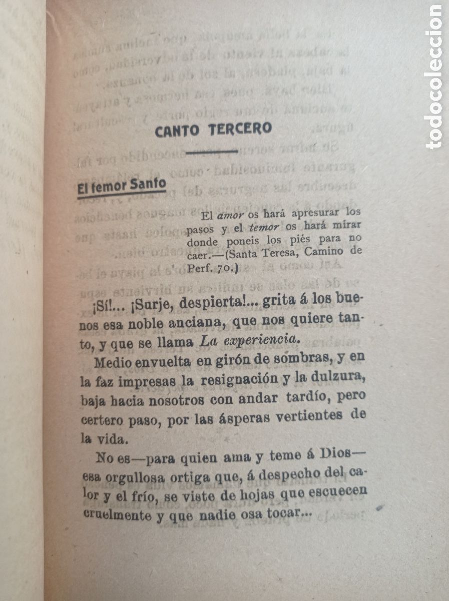 Libros antiguos: VISITANDO &Aacute; MIS MUERTOS (POEMA EN PROSA) - Foto 5