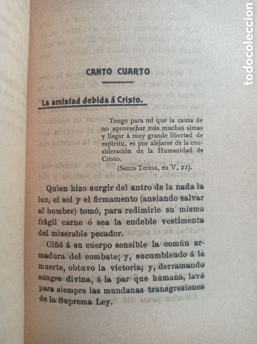 Libros antiguos: VISITANDO &Aacute; MIS MUERTOS (POEMA EN PROSA) - Foto 6