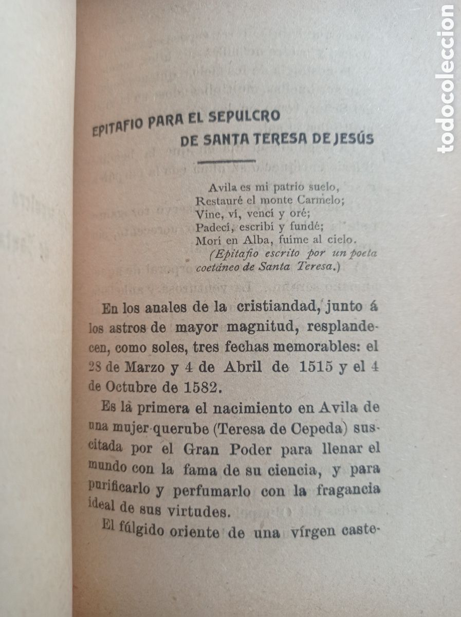 Libros antiguos: VISITANDO &Aacute; MIS MUERTOS (POEMA EN PROSA) - Foto 8