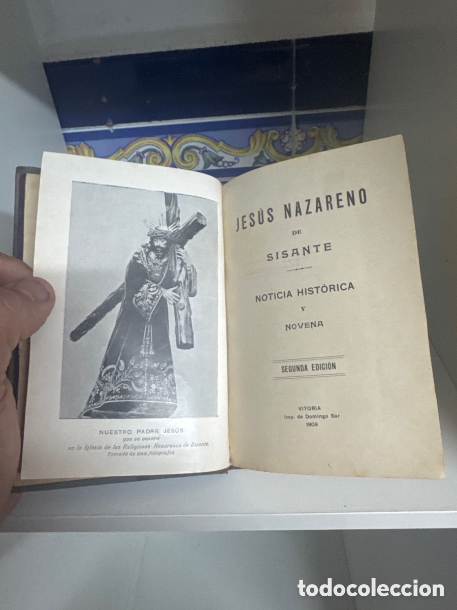 Livros antigos: JES&Uacute;S NAZARENO DE SISANTE