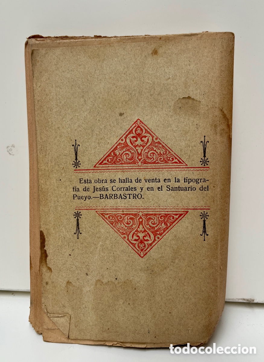 Libros antiguos: Nuestra se&ntilde;ora del Pueyo de Barbastro. - Foto 3