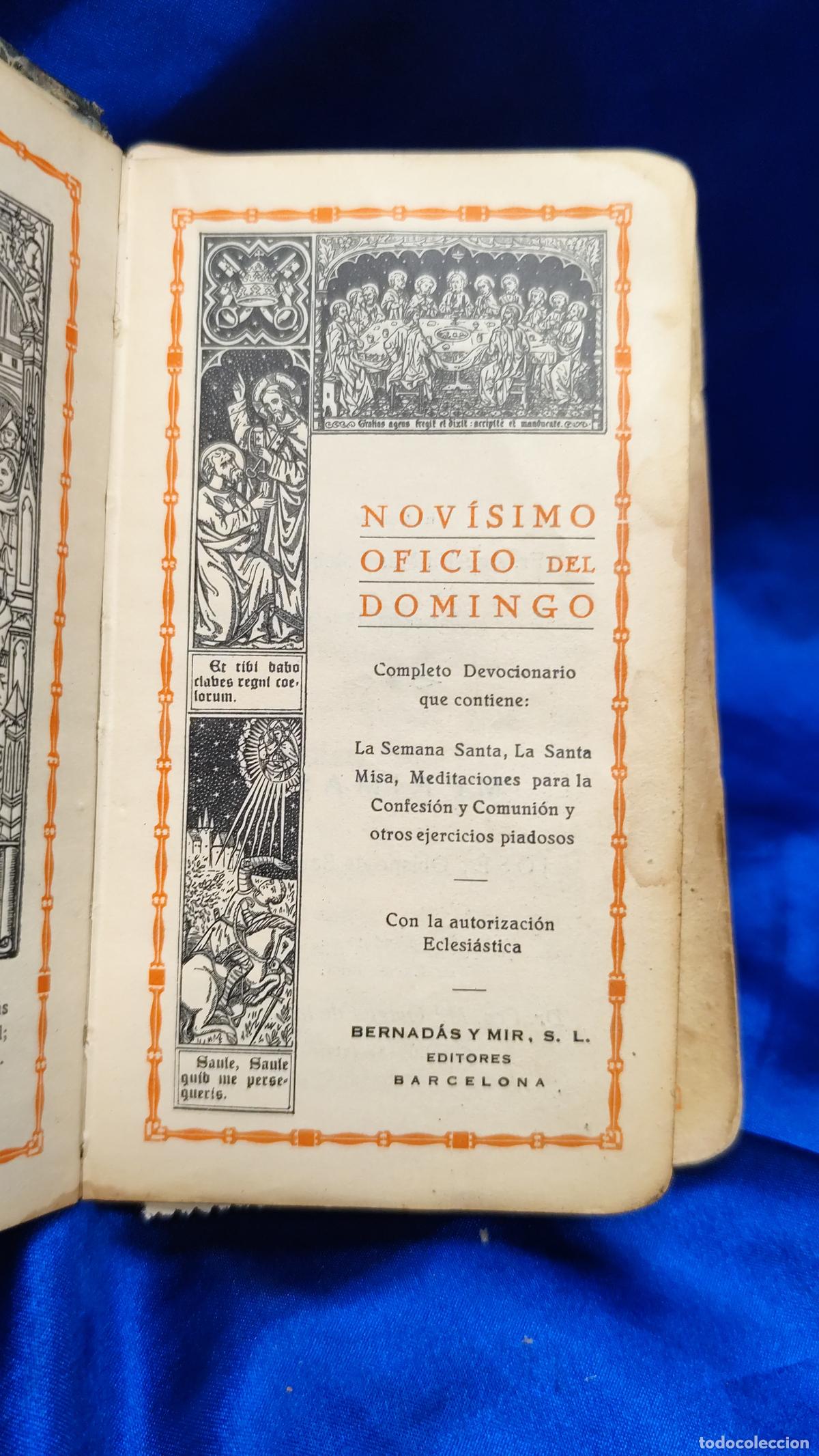 Libros antiguos: OFICIO DEL DOMINGO 1927 NIHIL OBSTAT - Foto 5