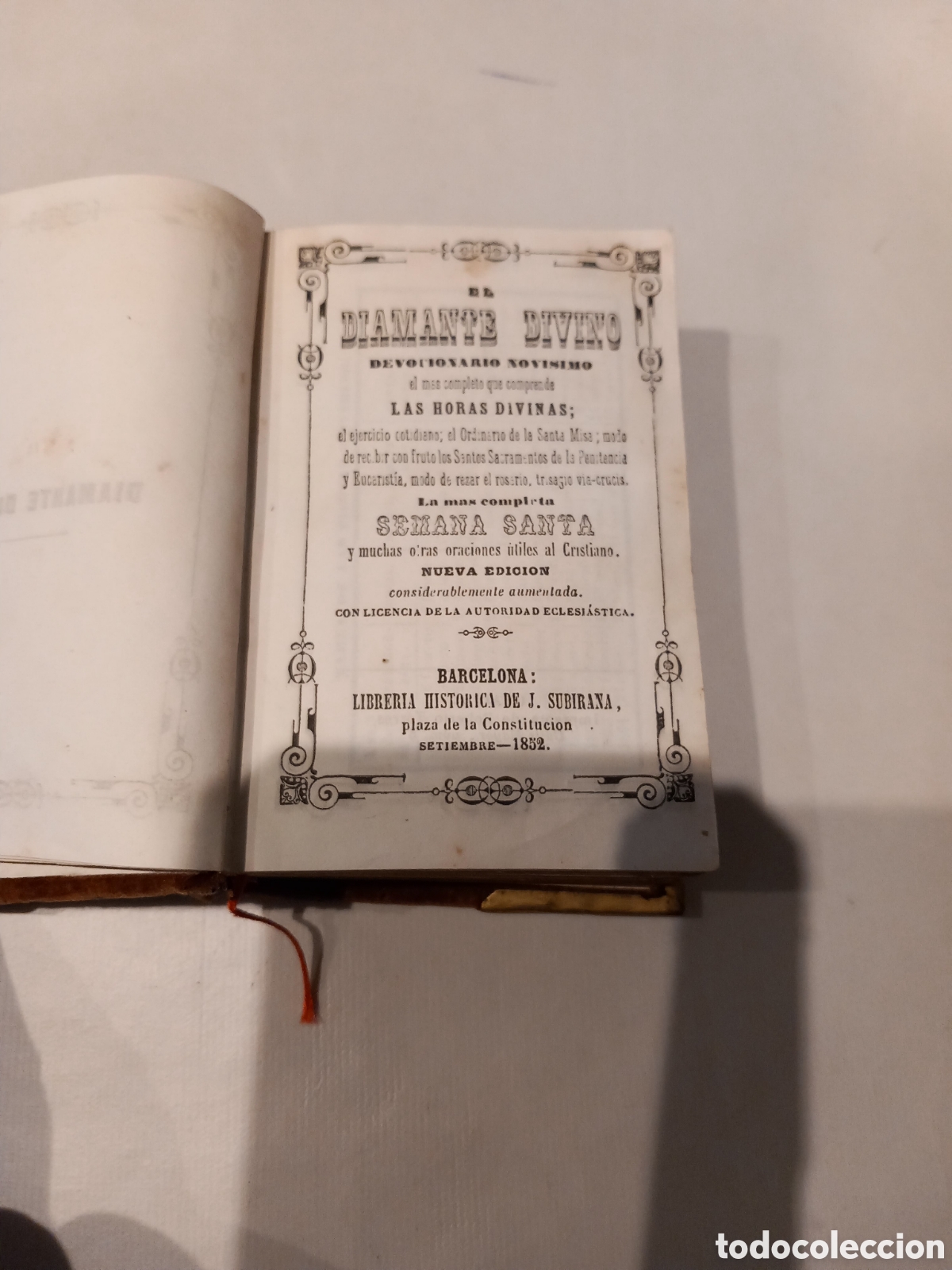 Libros antiguos: Devocionario Diamante Divino - Foto 3