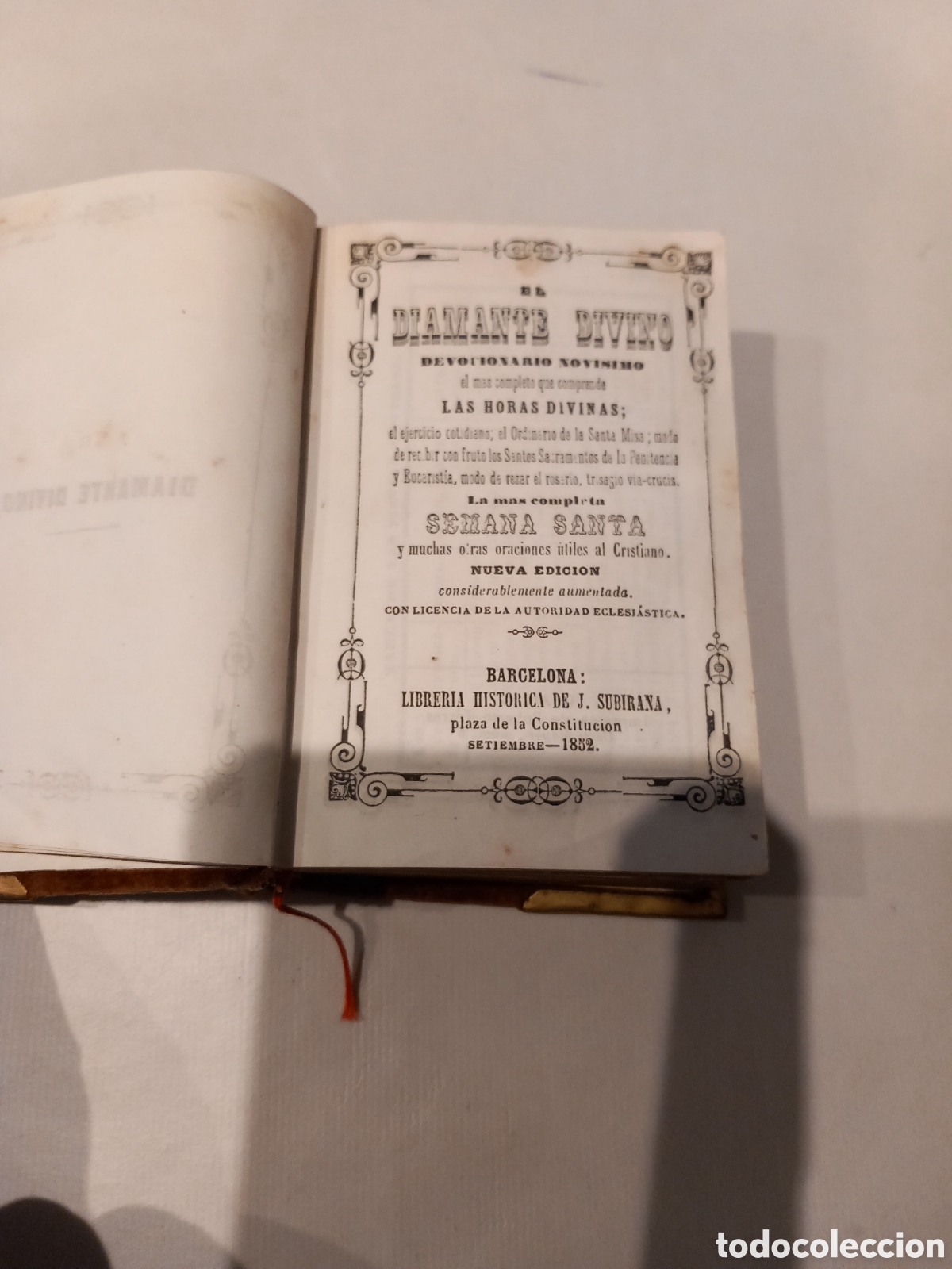 Libros antiguos: Devocionario Diamante Divino - Foto 4