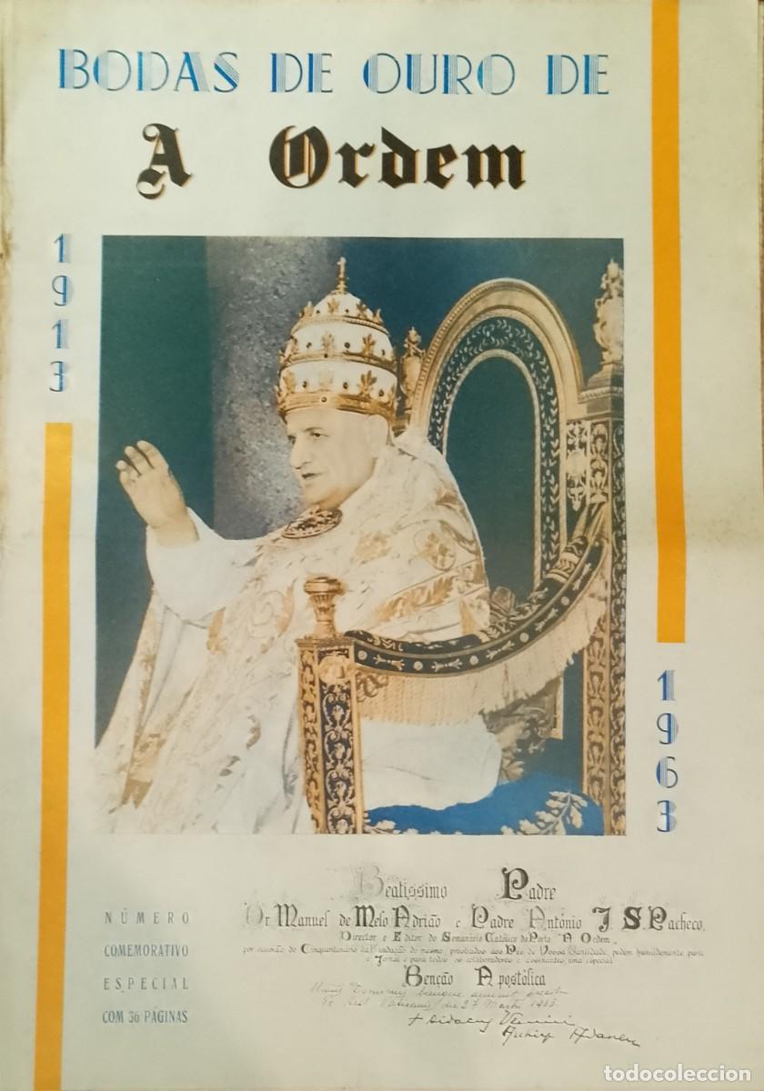 Livres anciens: Bodas de Ouro do Jornal A Ordem 1913/1936