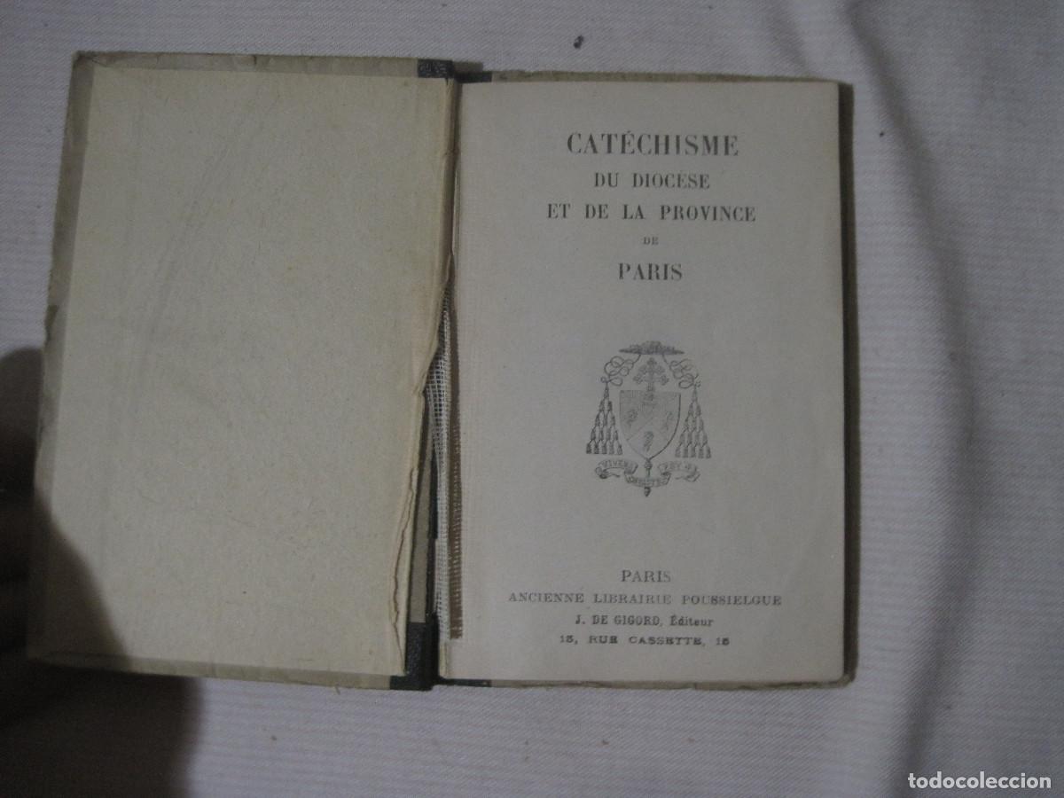 Libros antiguos: Catechisme du dioc&egrave;se et de la province de Paris - Foto 2