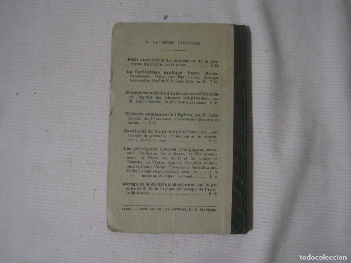 Libros antiguos: Catechisme du dioc&egrave;se et de la province de Paris - Foto 3