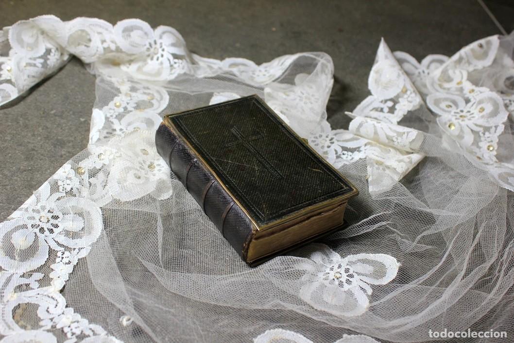 Livros antigos: El Diamante Divino, Misal 1865, Barcelona, Misal religioso, Libro cristiano Oraci&oacute;n