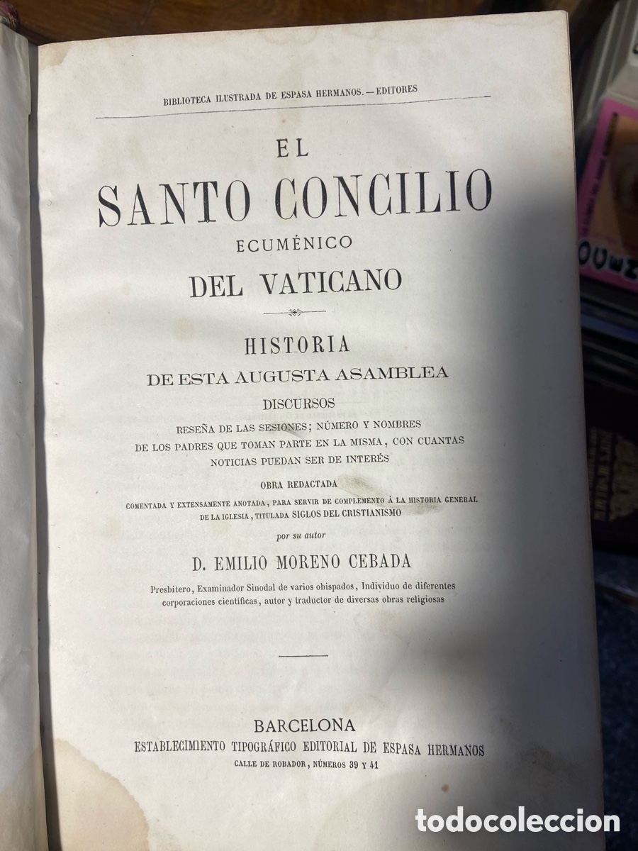 Libros antiguos: El Santo Concilio del Vaticano - A5 - Foto 4