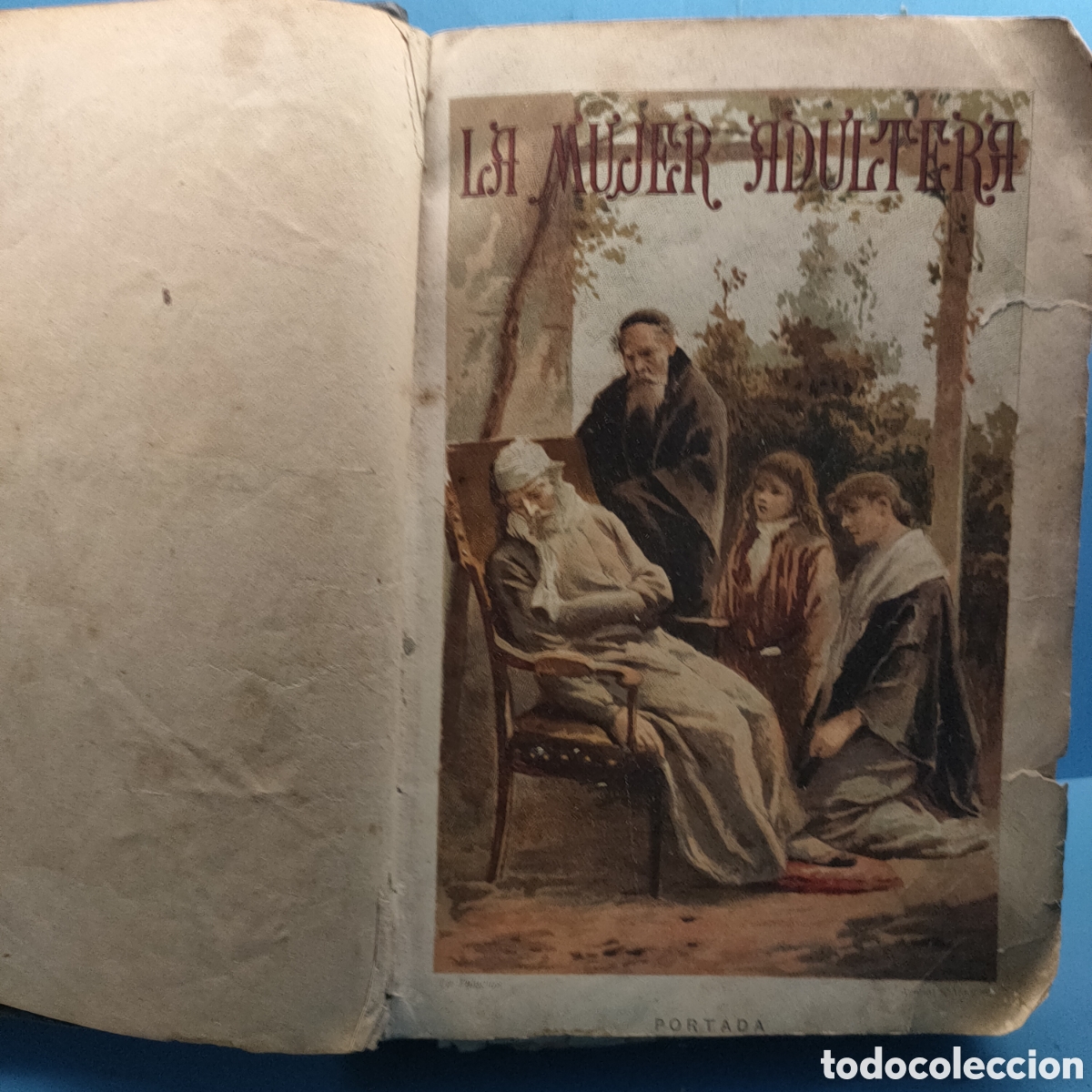 Livres anciens: LA MUJER ADULTERA. Enrique Perez. Sexta edicion. Tomo I. Madrid. 1864.