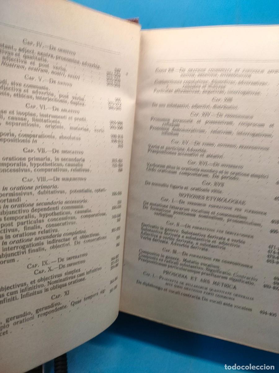 Libros antiguos: GRAMMATICA CLASICAE LATINITATIS. 1919 - 1920. - Foto 4