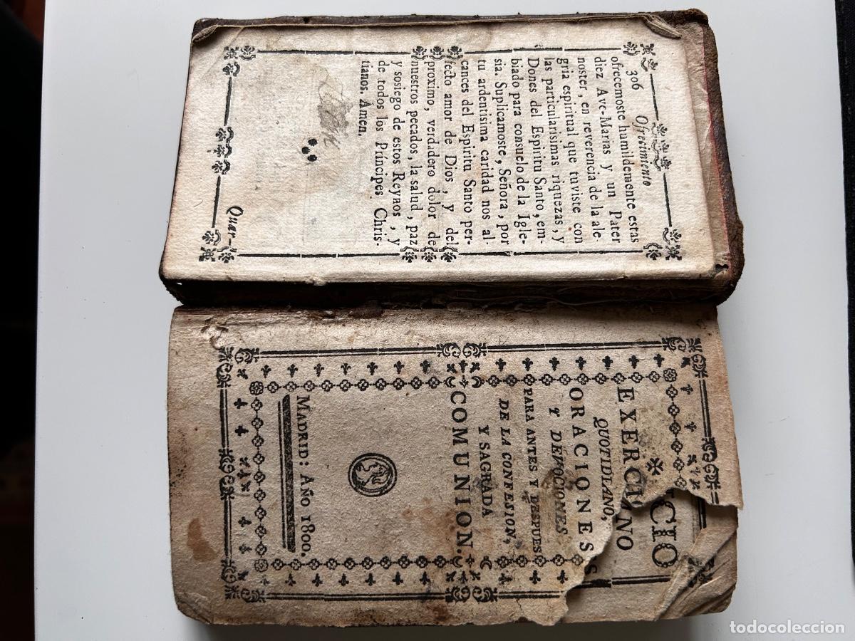 Libros antiguos: Peque&ntilde;o devocionario de 1800 - Foto 2