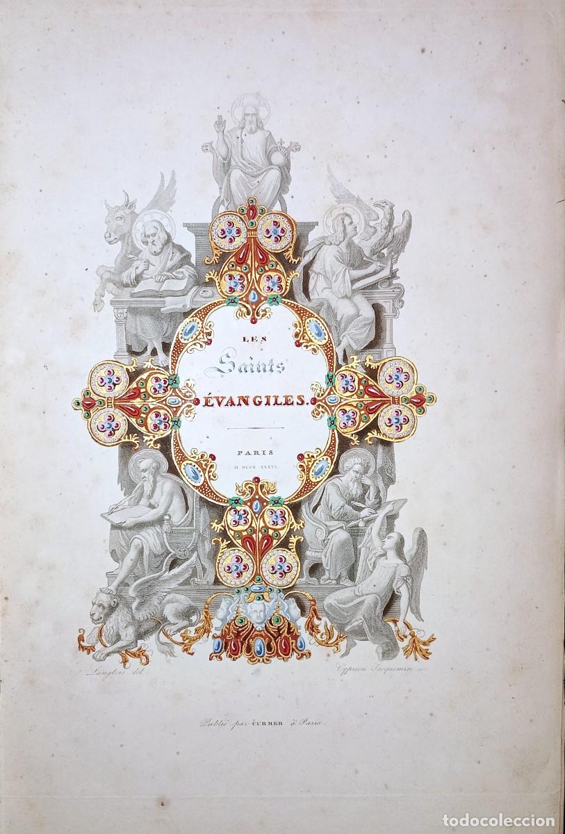 Libros antiguos: LES SAINTS &Eacute;VANGILES. 2 TOMES - Foto 2