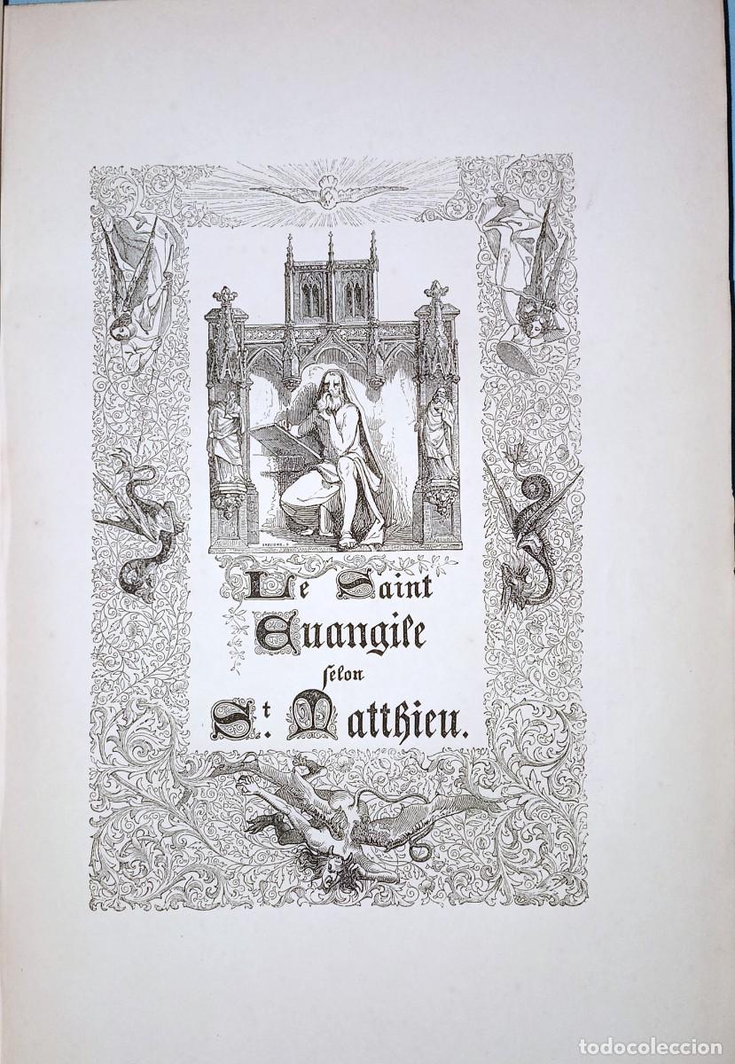 Libros antiguos: LES SAINTS &Eacute;VANGILES. 2 TOMES - Foto 4