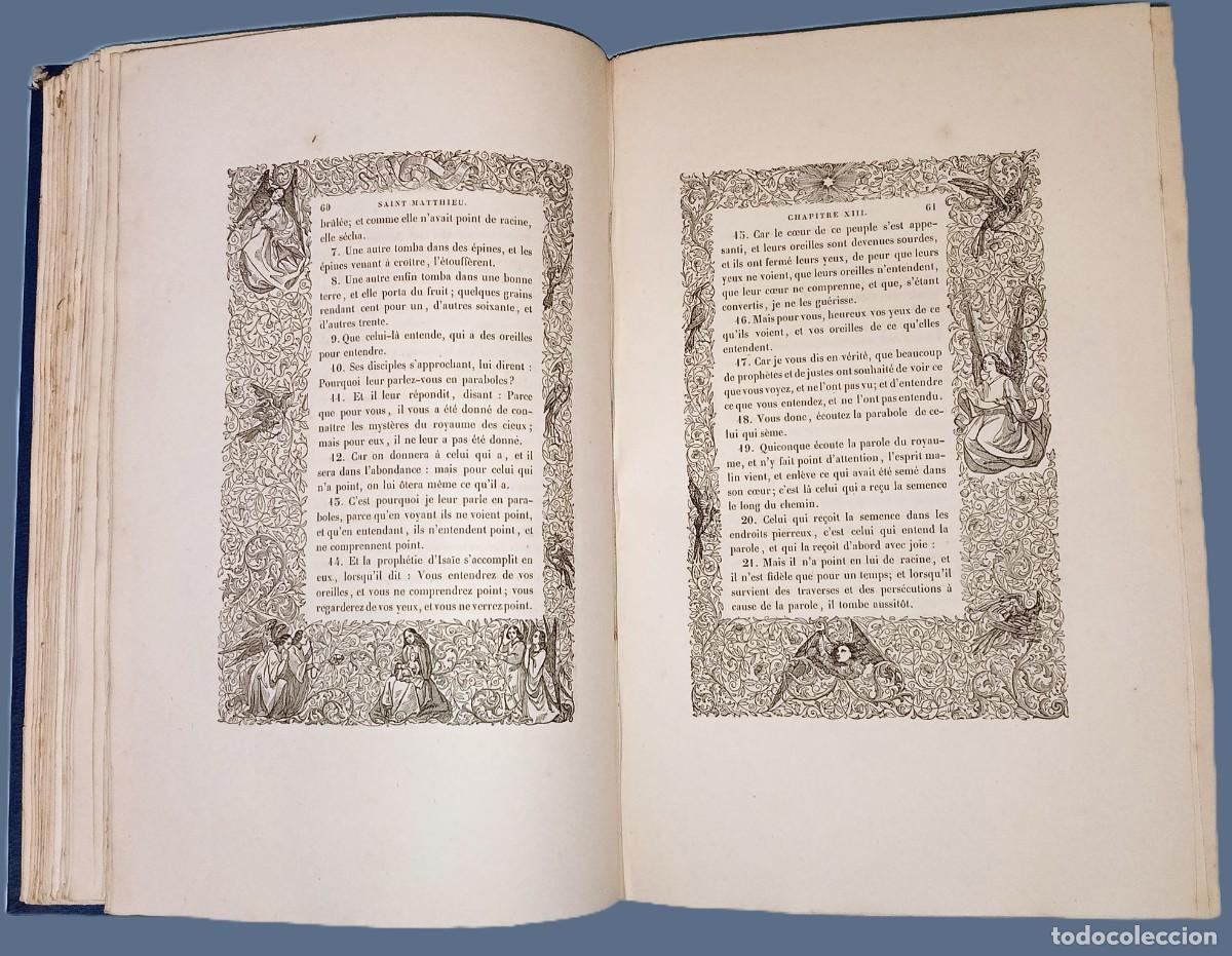 Libros antiguos: LES SAINTS &Eacute;VANGILES. 2 TOMES - Foto 6