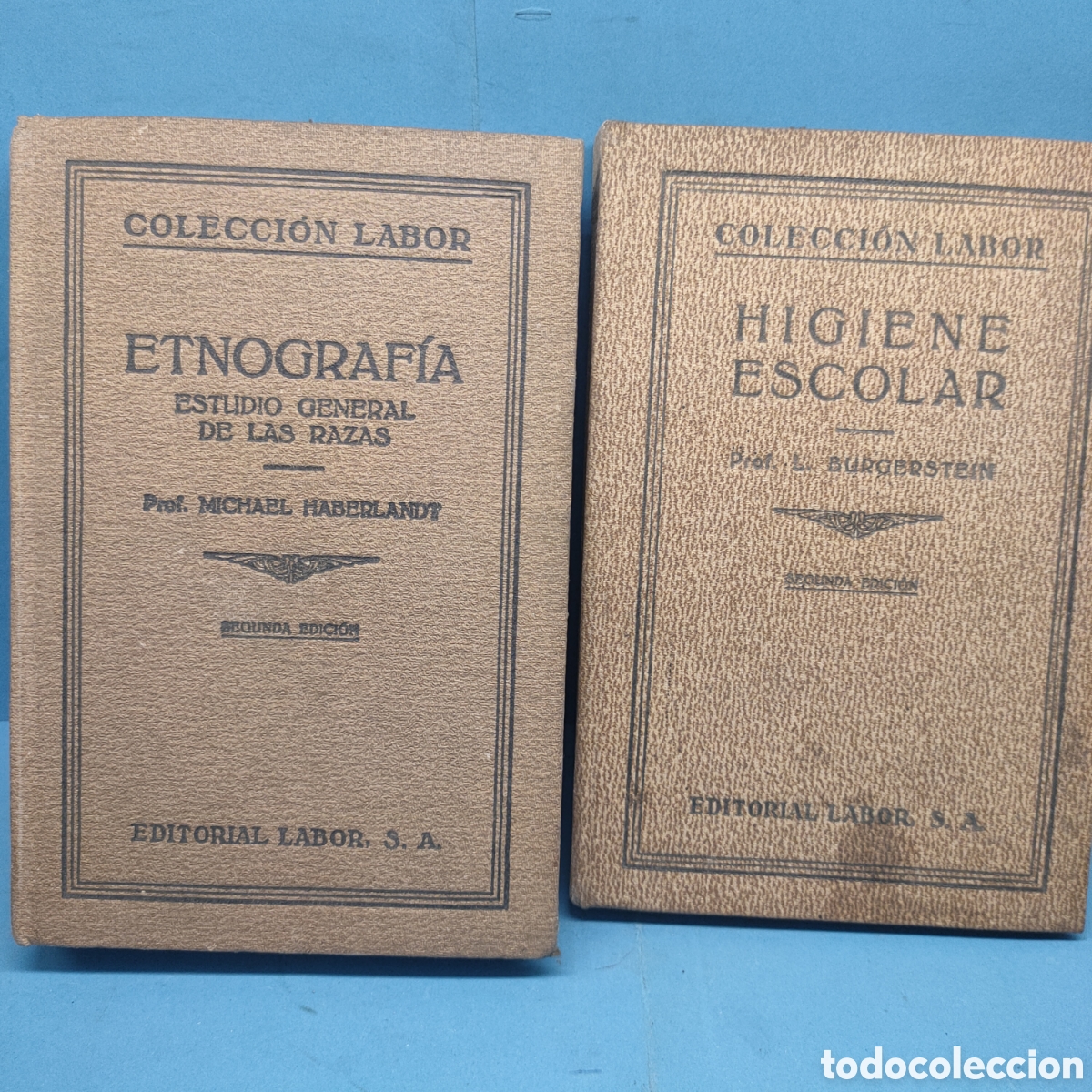 Antiquarische B&uuml;cher: COLECCION LABOR. Etnografia - Higiene escolar. 1929.