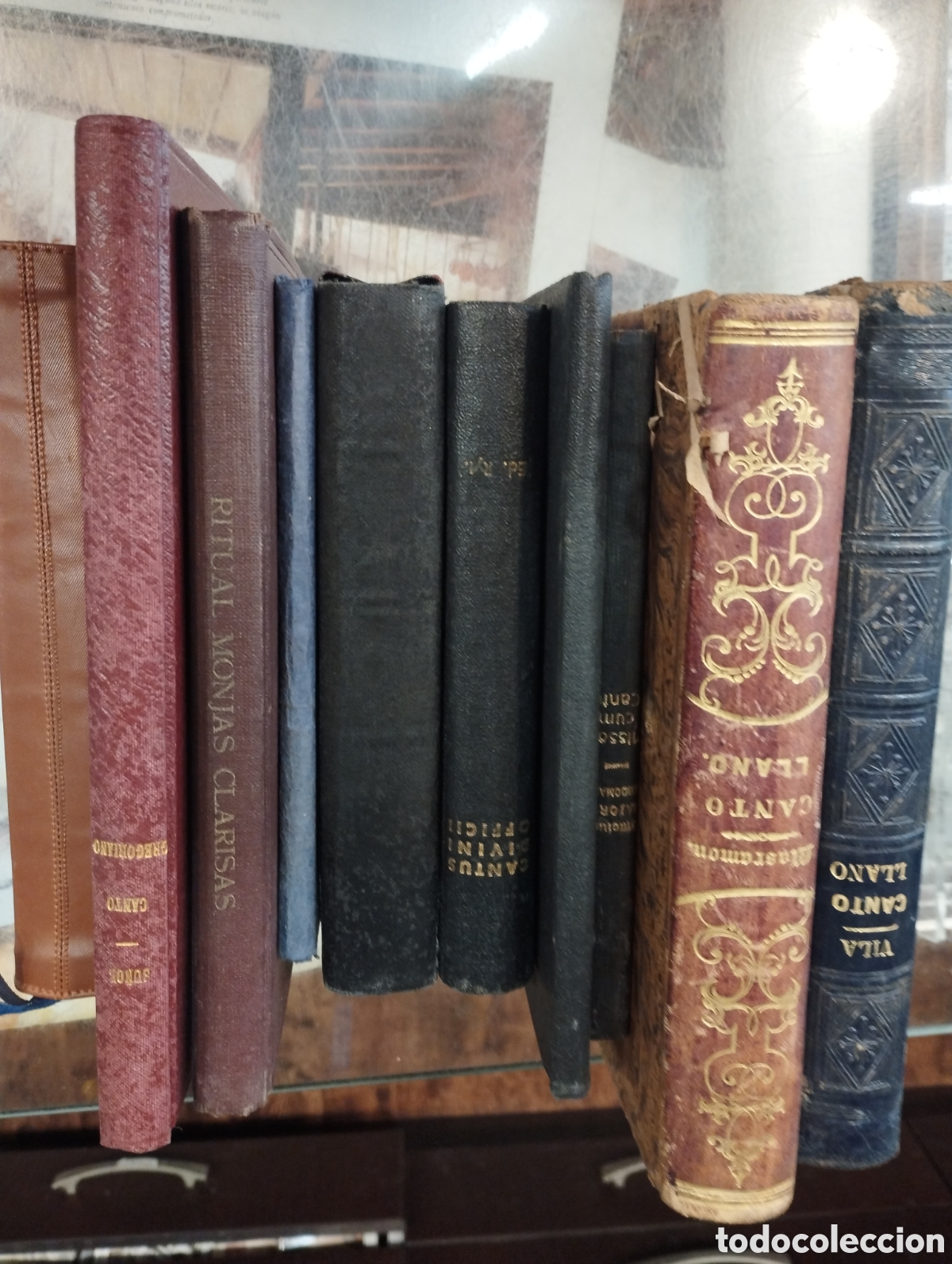 Libros antiguos: Lote de 10 libros antiguos de canto religioso