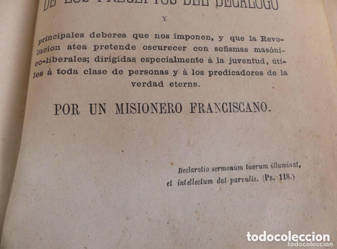 Libros antiguos: LIBRO CARTAS DOCTRINALES A&Ntilde;O 1872 - Foto 6
