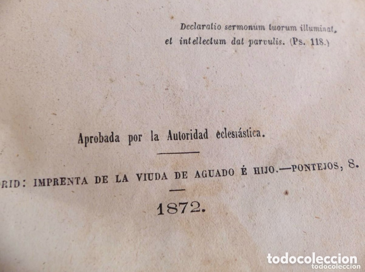 Libros antiguos: LIBRO CARTAS DOCTRINALES A&Ntilde;O 1872 - Foto 7