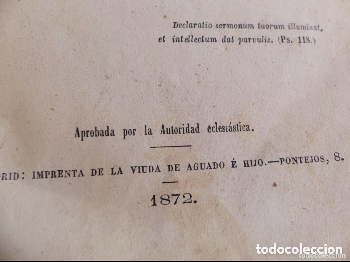 Libros antiguos: LIBRO CARTAS DOCTRINALES A&Ntilde;O 1872 - Foto 8