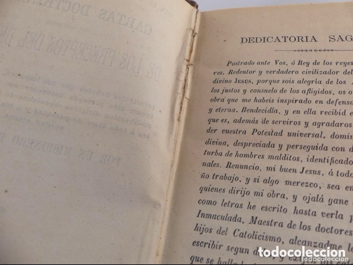 Libros antiguos: LIBRO CARTAS DOCTRINALES A&Ntilde;O 1872 - Foto 9