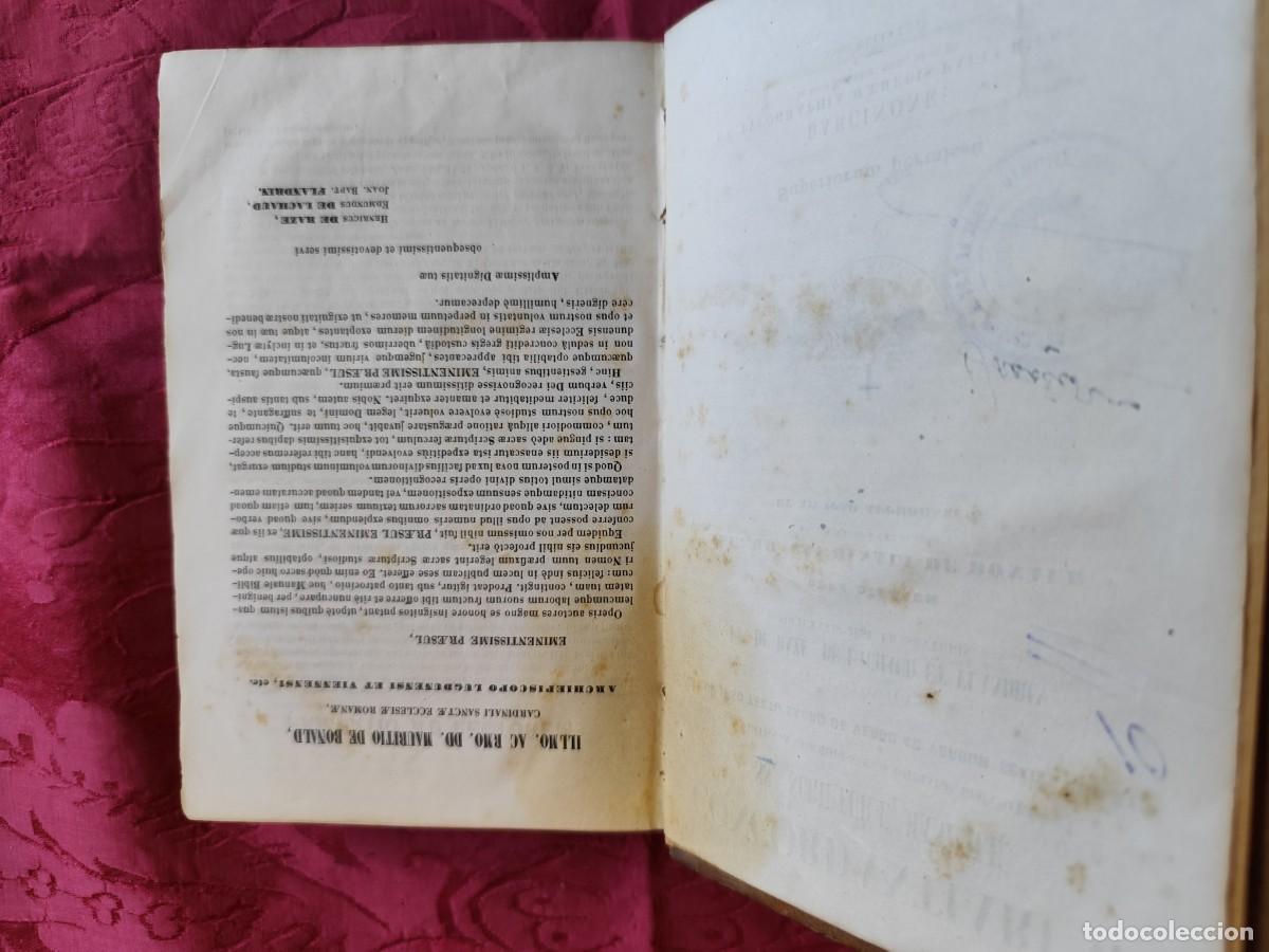 Libros antiguos: CONCORDANTIARUM SS. Scripturae Manuale de 1864 - Foto 6