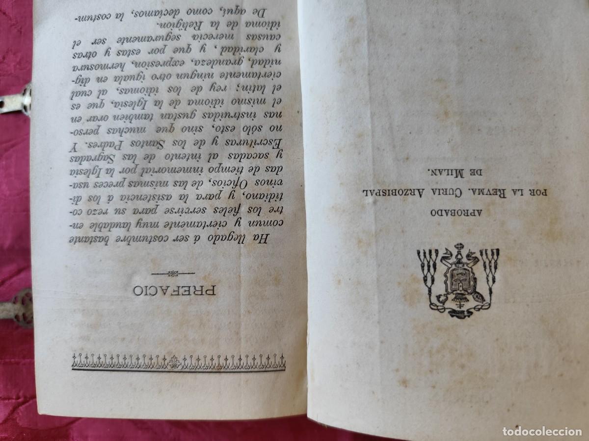 Libros antiguos: Nuevo EUCOLOGIO ROMANO de 1887 - Foto 8