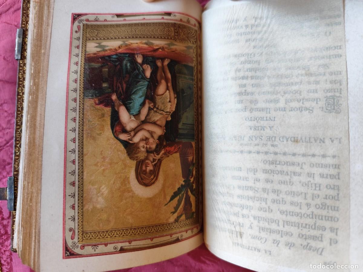 Libros antiguos: Nuevo EUCOLOGIO ROMANO de 1887 - Foto 9