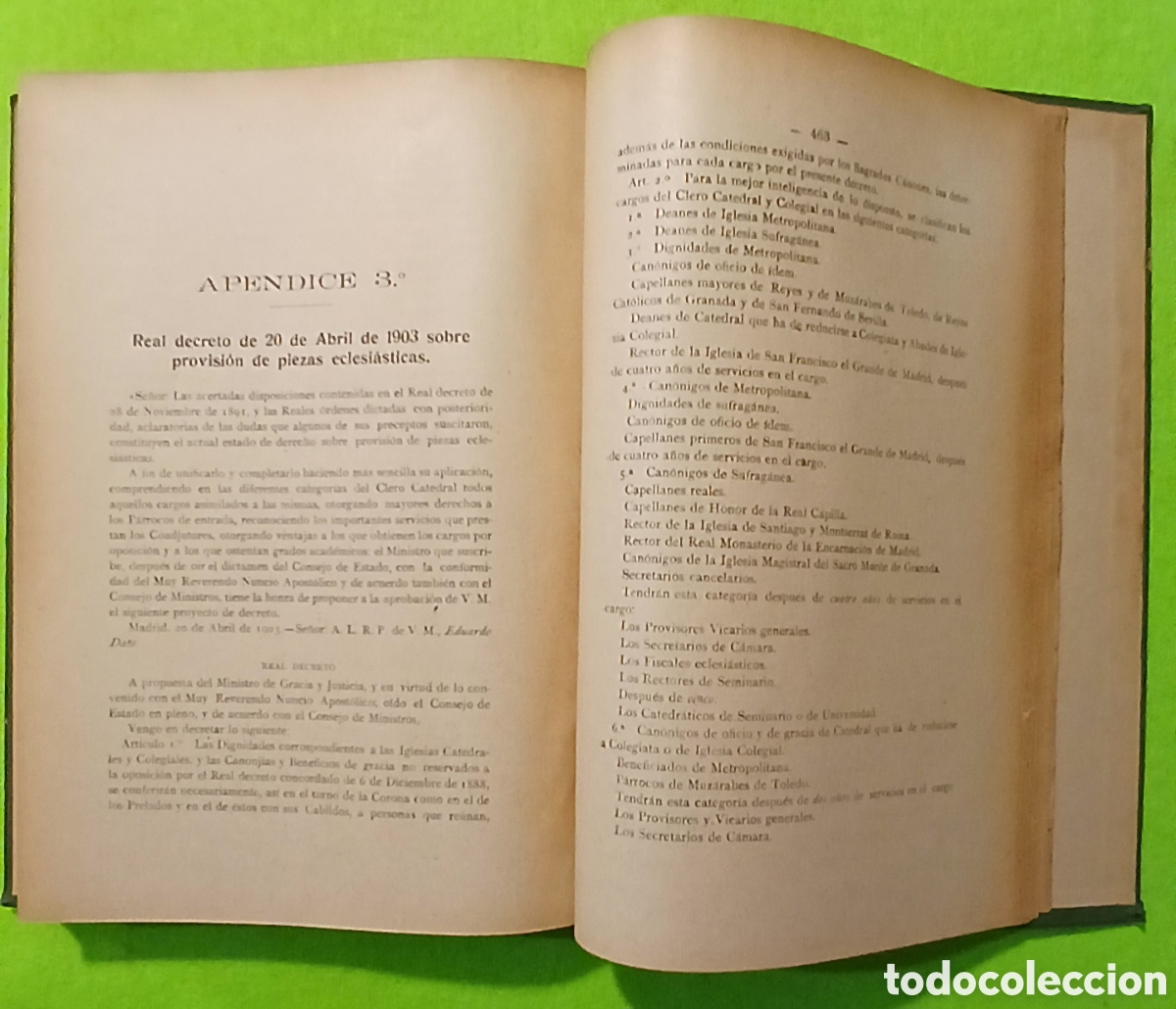 Libros antiguos: Comentarios al c&oacute;digo canonico, D.F.Santamaria - Foto 4