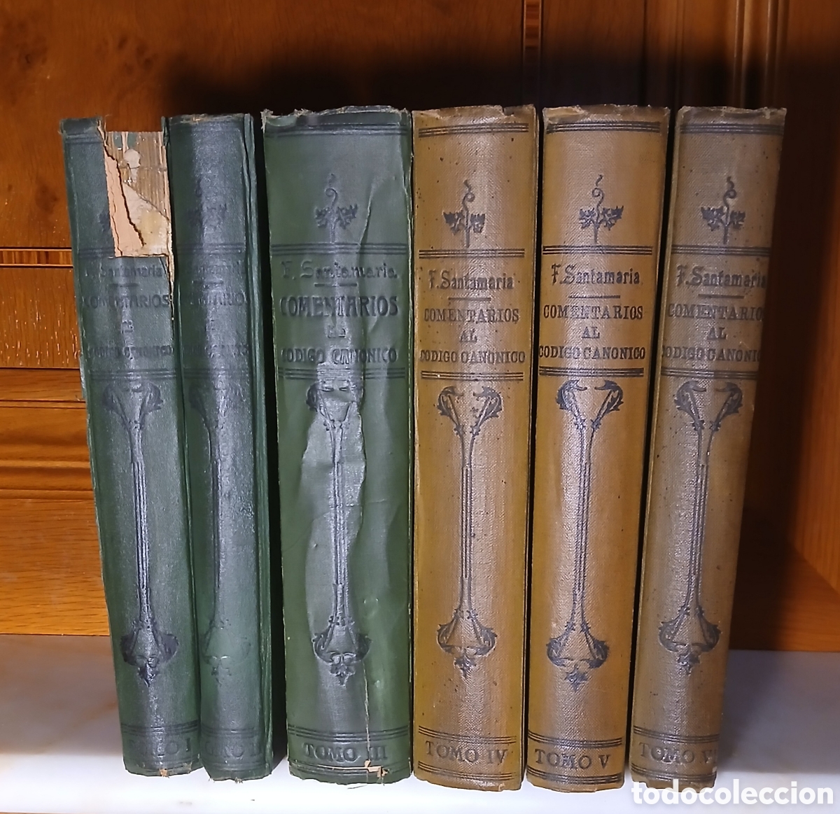 Libros antiguos: Comentarios al c&oacute;digo canonico, D.F.Santamaria - Foto 12