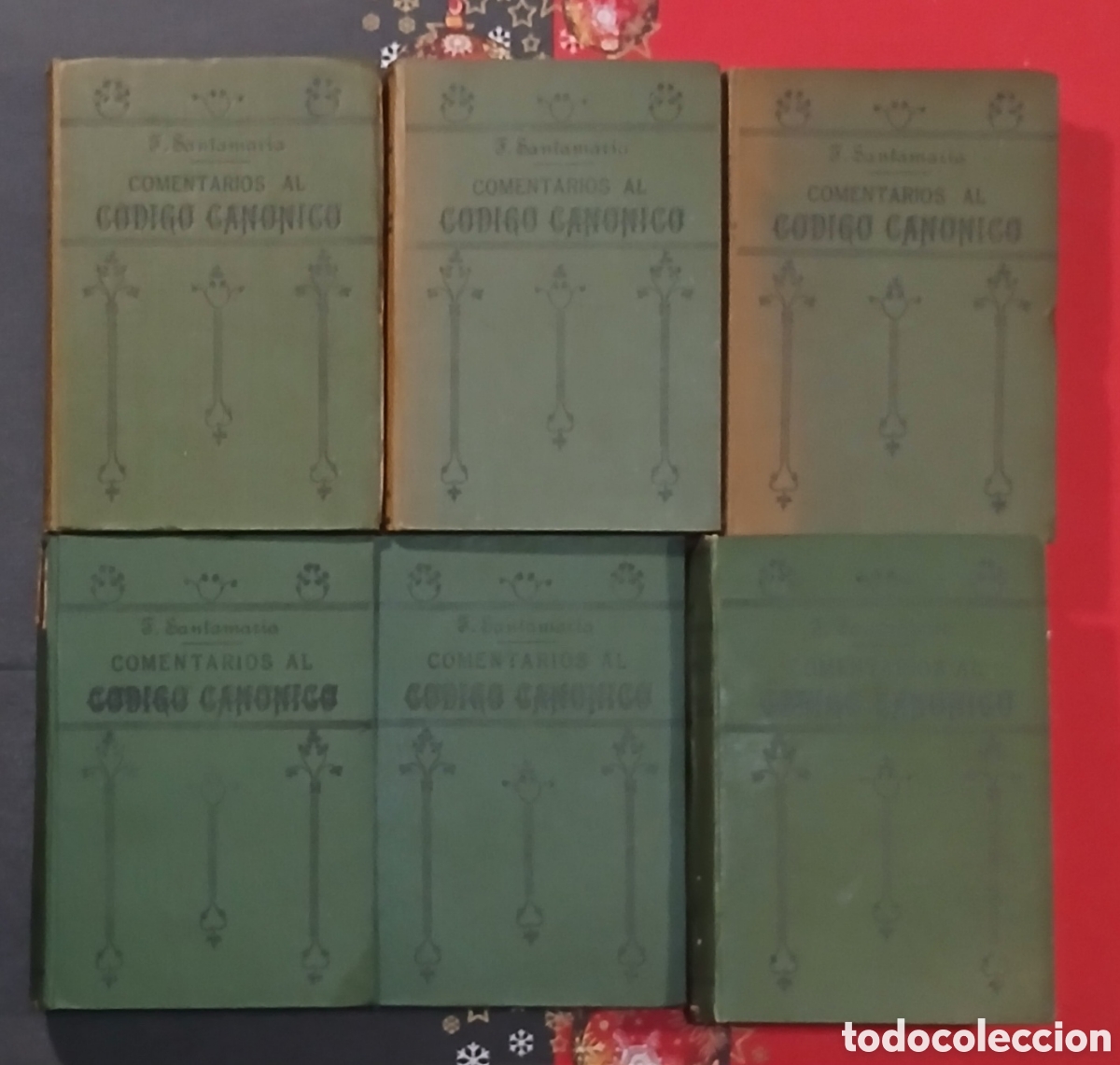 Libros antiguos: Comentarios al c&oacute;digo canonico, D.F.Santamaria - Foto 1