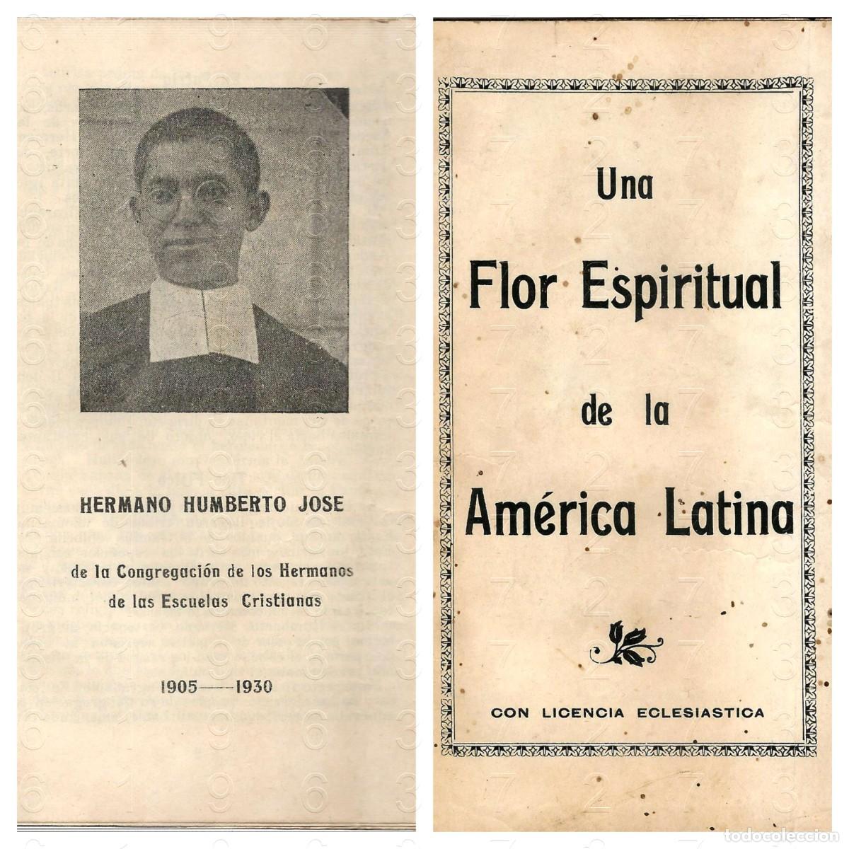 Libros antiguos: HUMBERTO JOSE HERMANO HERMANOS DE LAS ESCUELAS CRISTIANAS FOLLETO U83