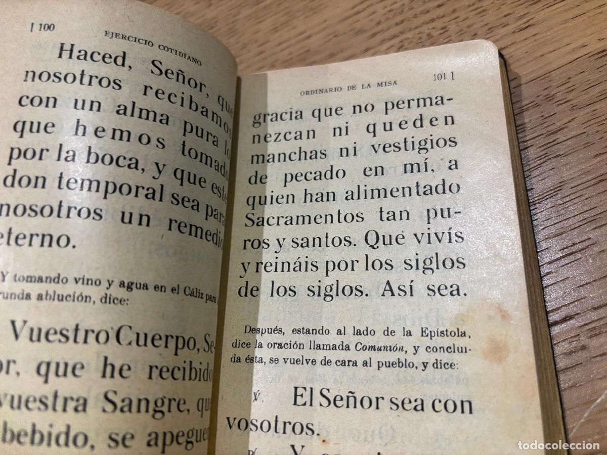 Libros antiguos: Ejercicio Cotidiano / 1908 - Foto 8