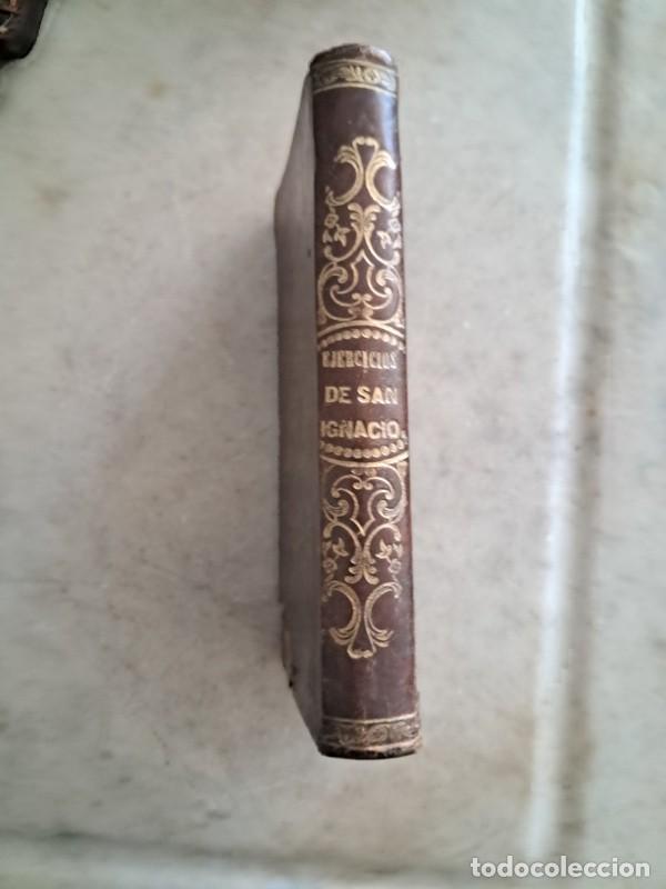 Livros antigos: EJERCICIOS DE NUESTRO PADRE SAN IGNACIO DE LOYOLA , BARCELONA, S. XIX