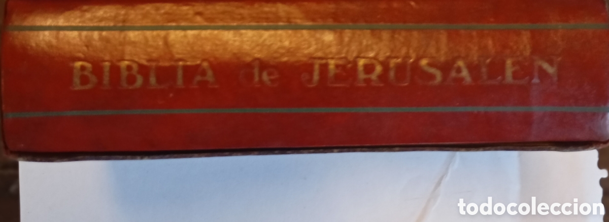 Libros antiguos: Antiguo Libro biblia de Jerusal&eacute;n - Foto 5