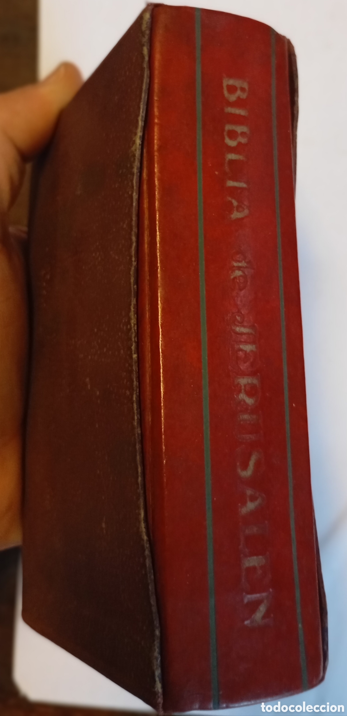 Libros antiguos: Antiguo Libro biblia de Jerusal&eacute;n - Foto 1