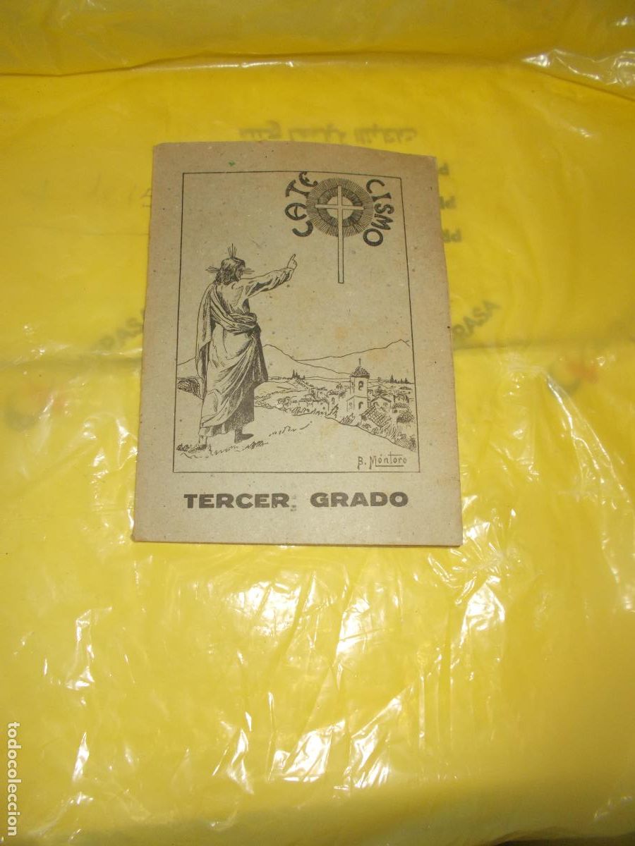 Libros antiguos: Catecismo, tercer grado - Foto 1