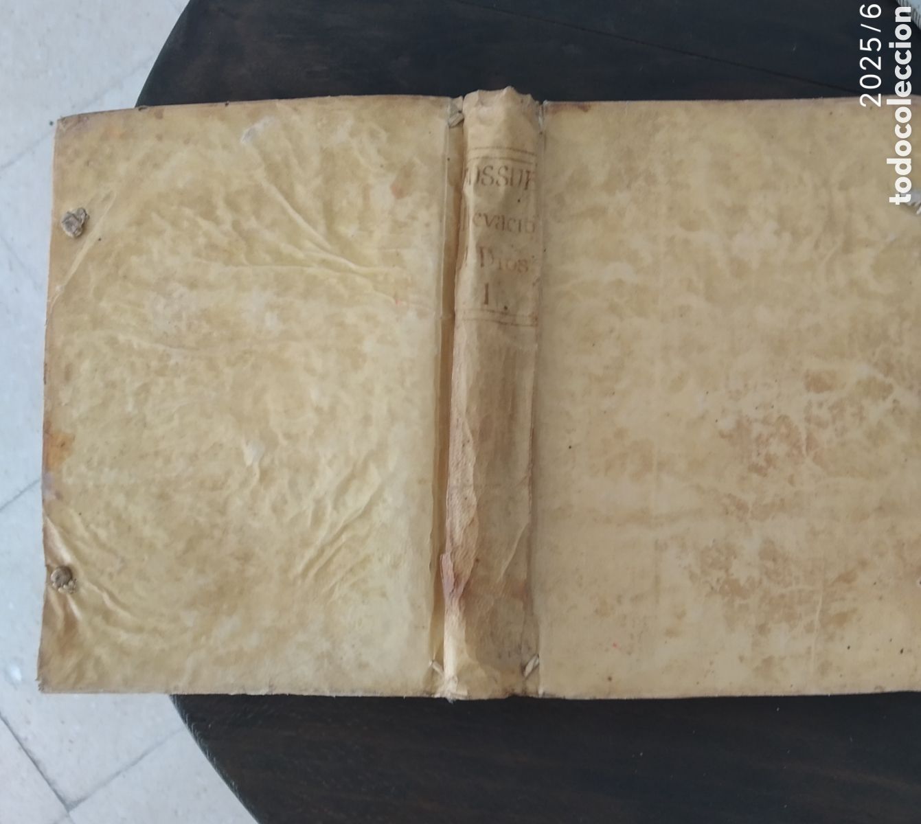 Libros antiguos: A&ntilde;o1769.ELEVACIONES DEL ALMA A DIOS. Tomo I.Encuadernaci&oacute;n pergamino.